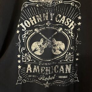 Johnny Cash Black Short Sleeve Tee